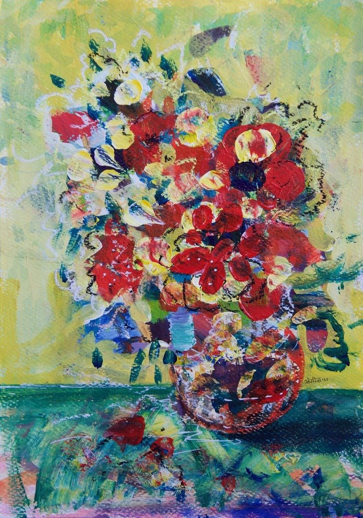 Flowers in a pot