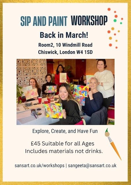 Chiswick Sip and Paint art class